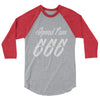 6663/4 sleeve raglan shirt
