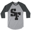 SF 3/4 sleeve raglan shirt